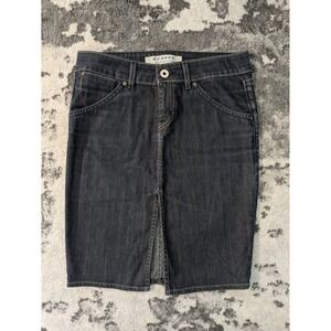 Hudson Womens Size 27 Pencil Blue Wash‎ Skirt USA